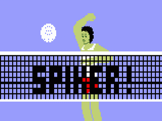 Spiker! Super Pro Volleyball title screen for Intellivision